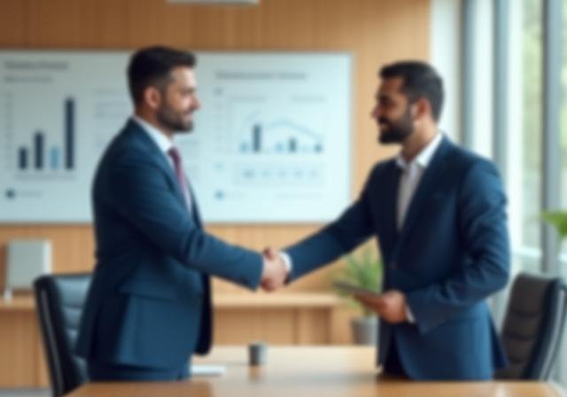 Financial expert consulting with a client in Delhi office