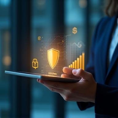 Symbolic representation of secure financial data protection